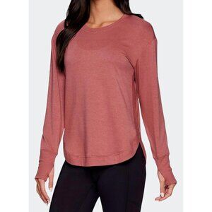 RBX Active Womens Auburn Crewneck Long Sleeve Sweatshirt Size Medium